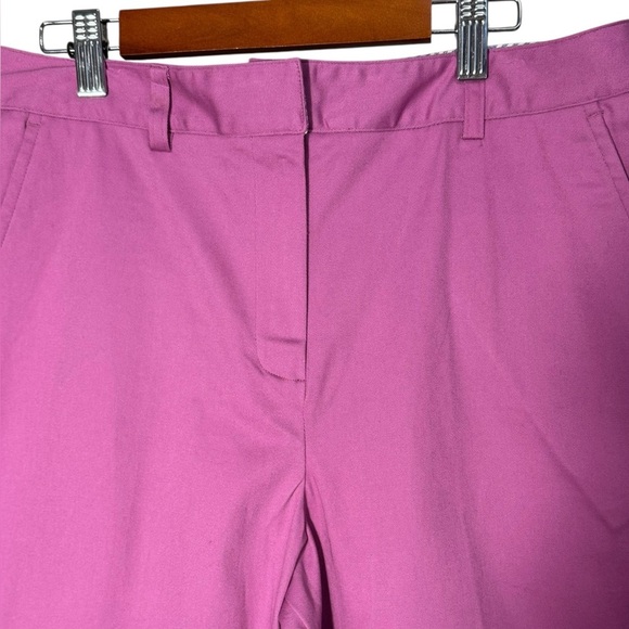 Larry Levine Stretch SPT Trousers Dress Pant Mauve Pink Hi-Waist Size 10 NWT - Picture 5 of 10